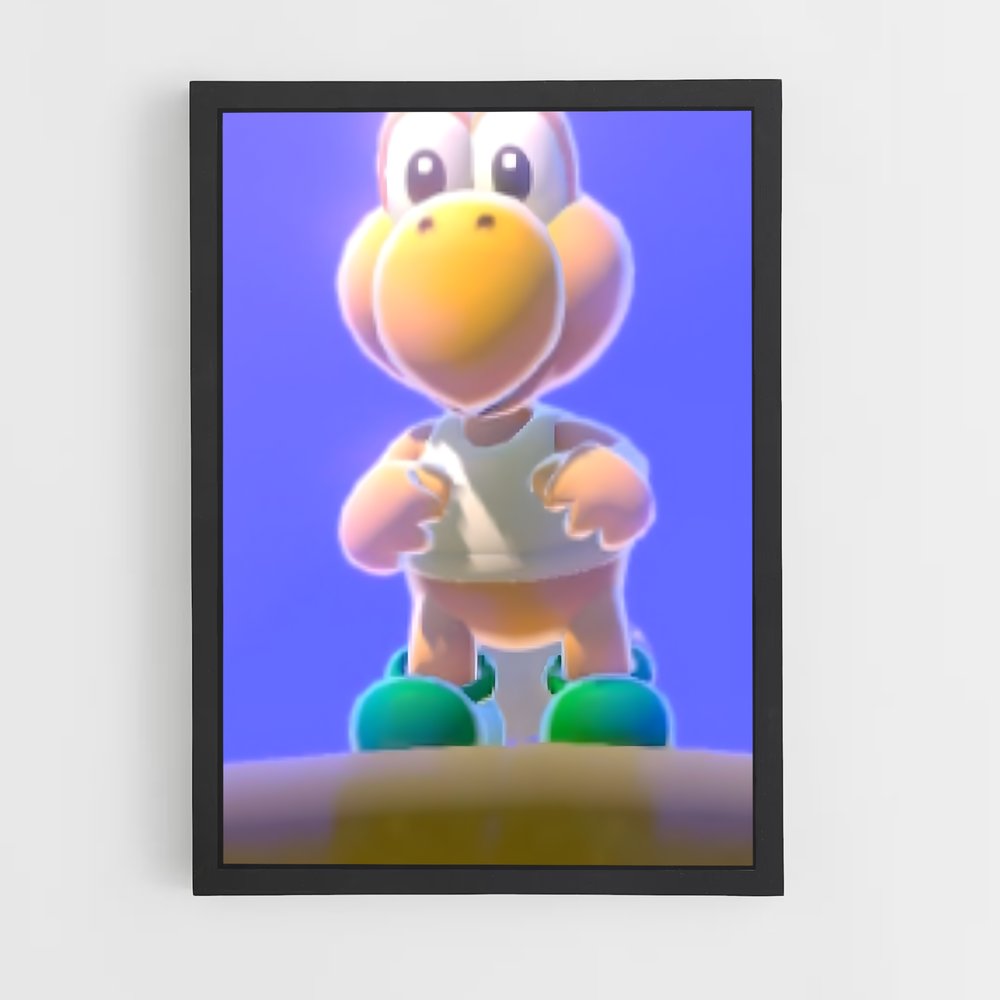 Poster Koopa sur la Colline – affiche Mario (vue 2)